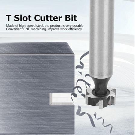 T-ura-jyrsimen ter , puolipy re ura, HSS-ter s, suora varsi, 4 x 13 x 10 mm