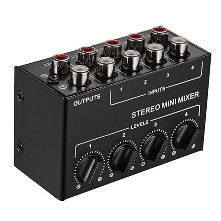 Audio Signal Multi-kanal Mixer Firekanals Passiv Splitter/mixer Til Ktv