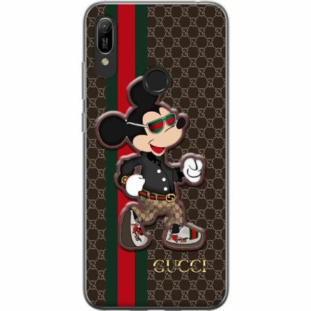 Huawei Y6 (2019) Genomskinligt Skal Cc Happy Mouse