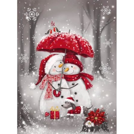 Diamantmålning Jul, 5D Diamantmålning Jul, Dia