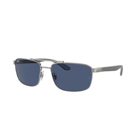 Ray-Ban -Aurinkolasit - Grey Rectangular - Ray-Ban RB3737 004/80 6018