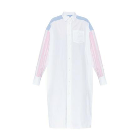 Maison Kitsuné Oversize Kjole Hvid, Dame