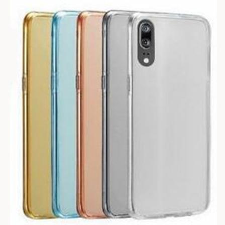 Smart Silikonfodral Med Touchsensor (fram Och Bak) Huawei P20 Guld