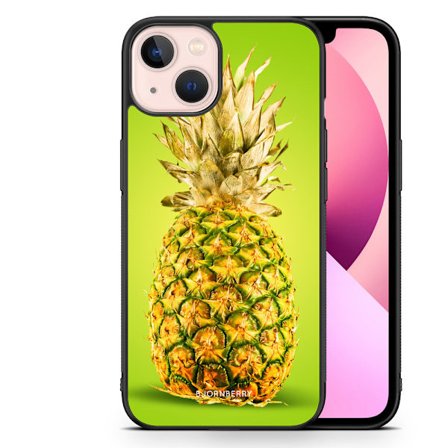 Bjornberry Skal iPhone 13 - Grön Ananas