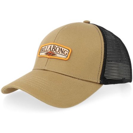 Billabong - Beige trucker Keps - "Runner Up Khaki/Black Trucker " @ Hatstore