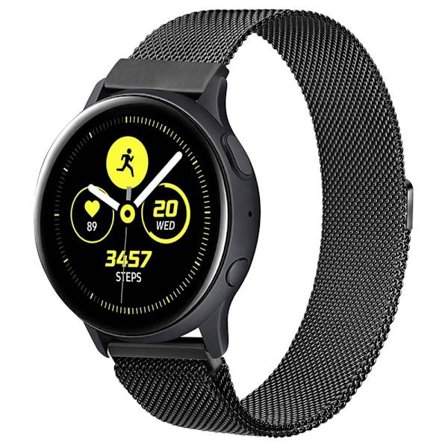 Milanese Armbånd Samsung Galaxy Watch 5 40/44/Pro 45 mm Sort