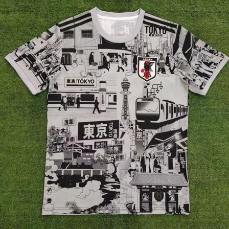 Japan Jersey Herr 22-23 Hem Special Edition Samurai Sakura Comic Fotbollströja 8 L