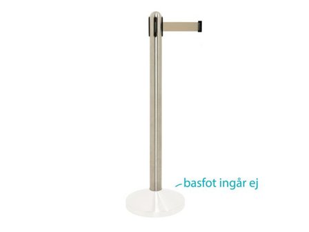 SECURIT Avspärrningsstolpe bostad stål - Lyreco - Kontorsmöbler och inredning - Barriärsystem - Skyltar och rep