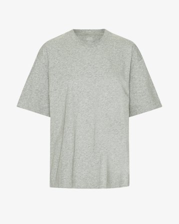Oversized Organic T-Shirt - Heather Grey S