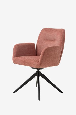 Håum - Lænestol 1-pak Mido - Rosa - Stole med armlæn - Fra Homeroom