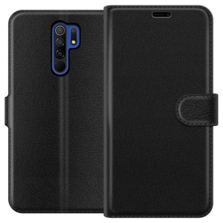 Xiaomi Redmi 9 Musta Kotelo PU