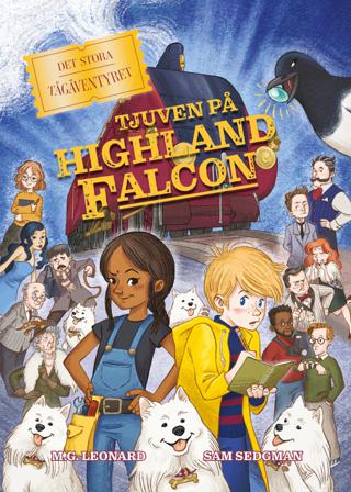 Tjuven på Highland Falcon - Bok av M. G. Leonard & Sam Sedgman - Kartonnage