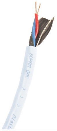 SUPRA 1001800133 Audiokabel 2x0,54 mm² , 50 m, Anslutningsdon & kablar