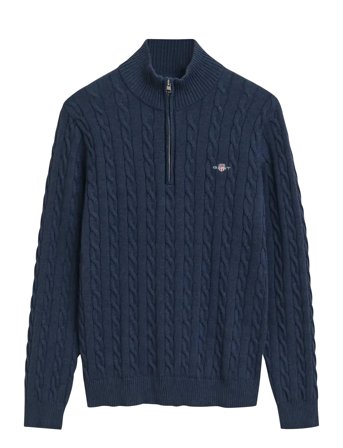 GANT | Cotton Cable Half Zip | L