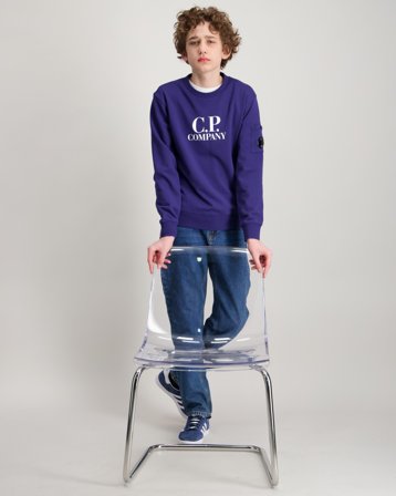 C.P. Company SWEATSHIRT Blå Tröjor Kille - Kids Brand Store