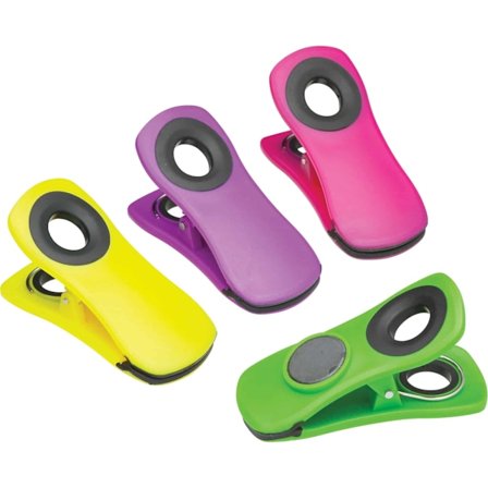 KitchenCraft Magnetic Memo Clips, Set of 4