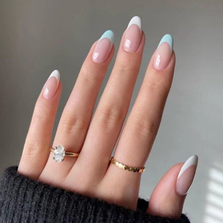 24stk False Nails Short Almond W431 W431