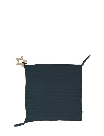 Figure Blankie Teether Toys Baby Toys Teething Toys Blå Müsli By Green Cotton