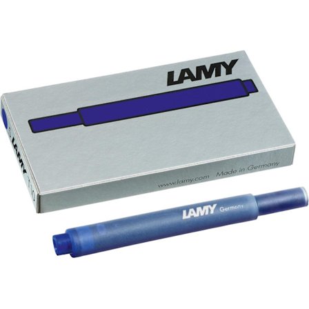 Lamy 1210655 T10 Bläckpatron T25, Stor Bläckpatron I Blå/svart/röd För Lamy Pen Modeller, 5-pack / 1,25 Ml(Baolan)