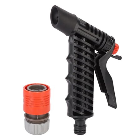 2-Mode Vandforstøverpistol til Hjem og Have - Sort Hydraulisk Dyse for Effektiv Slangevanding