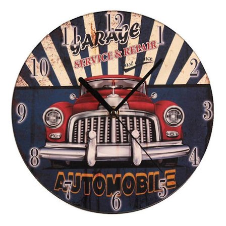 Vintage vægur Rund tavse ure vægmonterede træhåndværk kunstindretning til hjem soveværelse stue kontor dekoration retro gave