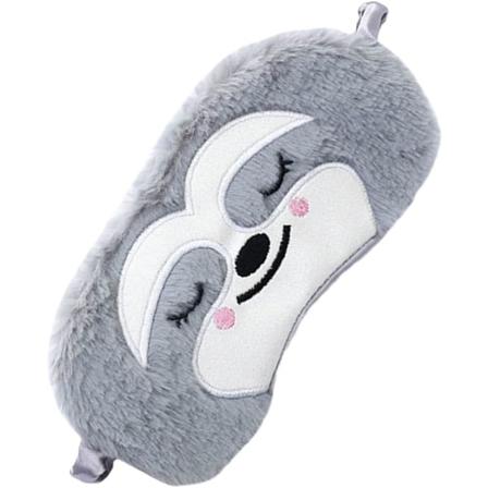 Sovende maske sovende øyemaske øyedeksel for sovende myk plysj ape øyebind øyedeksel øyeskygge myk morsom for barn jenter sovende maske sovende 