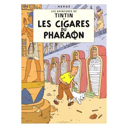Poster - Tintin Les Cigars du Pharaon - Faraos cigarrer