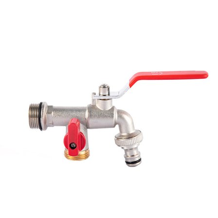 Udendørs vandhane enkelt udtag, 3/4 tommer hanindløb, 3/4 tommer udløb