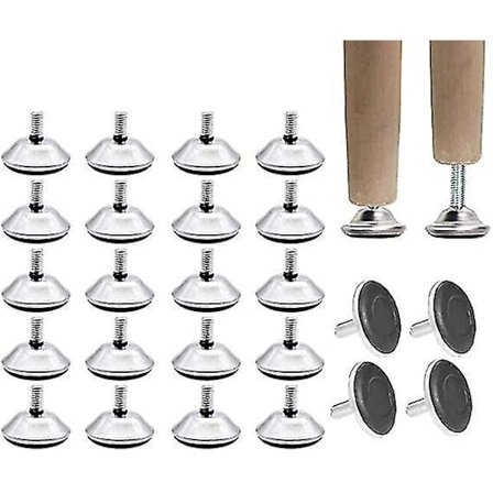 24 kpl Huonekalujen Tasoitusjalat Ruuvattavat Säädettävät Pöydän Liukuvat