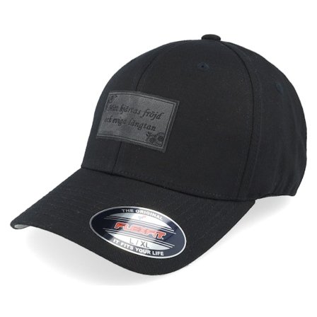 Scenes - Mitt Hjärtas Fröjd & Eviga Längtan Patch Black Flexfit Flexfit Black Cap - @ Hatstore