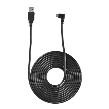 CableDeconn 90 graders Mico USB hane till USB 2.0 typ A hane kabel höger vinklad 3M / 9.8ft