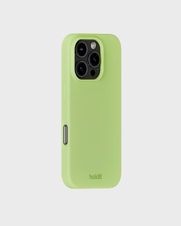 HOLDIT Silicone Case iPhone 16 Pro Matcha, Tøj & Bolig, Elektronik, Telefon & Mobiltilbehør