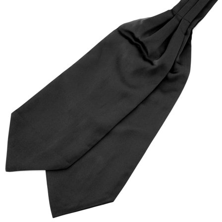 Black Basic Cravat for Men - Cravats
