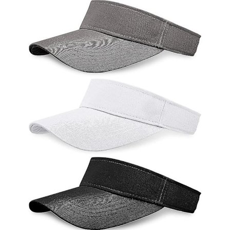 3 st solskydd kepsar med solskydd, justerbar keps i en storlek för kvinnor och män (FW)