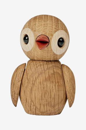 Spring Copenhagen - Trä Dekoration Spring Birds Jokey 6,5 cm - Natur - Dekoration - Från Homeroom