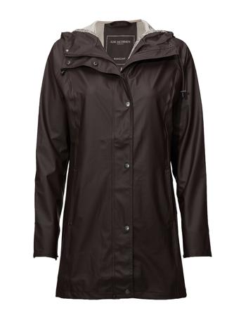 Raincoat Outerwear Rainwear Rain Coats Svart Ilse Jacobsen