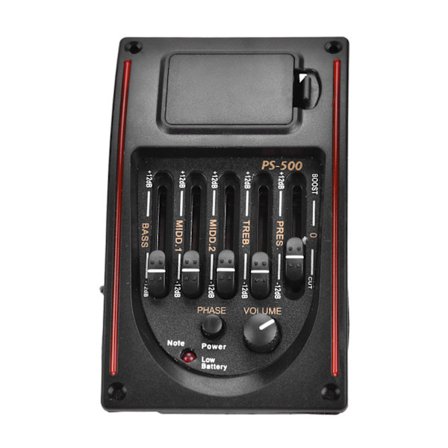 Digital 5-bands equalizer pickup för akustisk gitarr