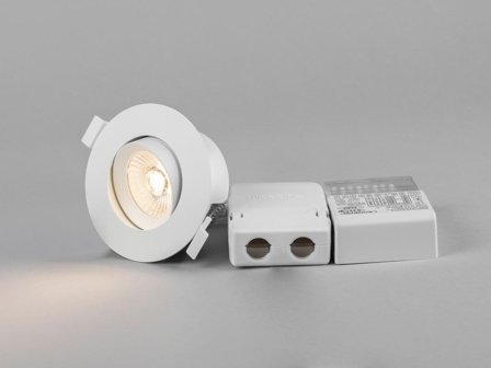 Hide-a-Lite Comfort G4 7475850 Downlight hvit, 7,5 W, Dali 520 lm, 2-27 K, 36 GR, Belysning