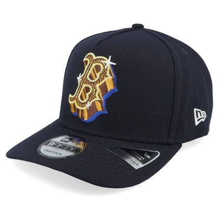 New Era - MLB Blå adjustable Caps - Boston Red Sox 9FIFTY Emblem Navy A-Frame Adjustable @ Hatstore