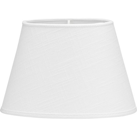 PR Home - Lampskjerm Oval Lin Classico Hvit 25cm Hvit