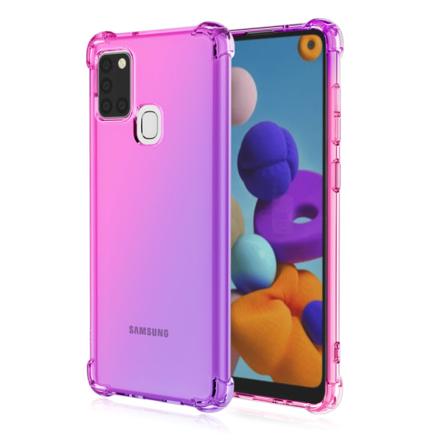 TG Silikondeksel - Samsung Galaxy A21S Rosa/Lila