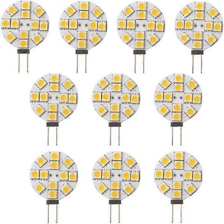 10x G4 LED-pære Ikke-dimbar varmhvit 2700K 180 bulb_Bra saker
