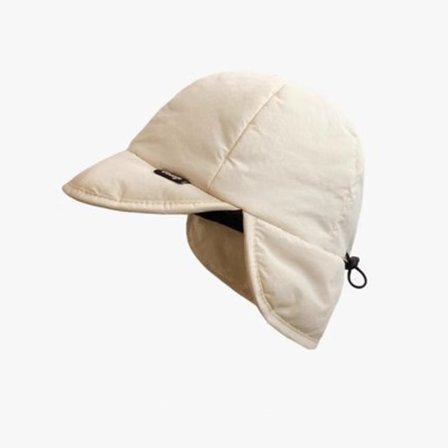 Japanese Retro Padded Ear Bomber Hat Autumn and Winter Fashion Warm Simple Solid Color Outdoor Ski Flying Hats for Men and Women