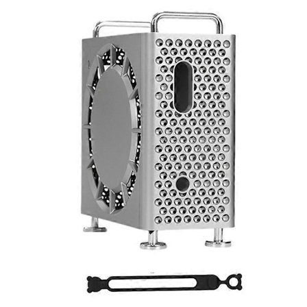 Kompatibel Kompatibel med Apple Mac Mini M4 / M4 Pro Beskyttelsesetui Anti-fall Kjøleskall med Kabel Silikonbånd - Perfekt