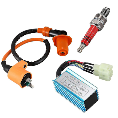 GY6 50cc-150cc ATV Racing Tændspole med CDI-boks og Tændrør