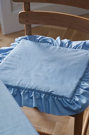 Jotex - Sitzpolster 38x38 Cm Blaue farbe - WALLACE - Kaufe Sitzkissen und Sitzpolster bei Jotex