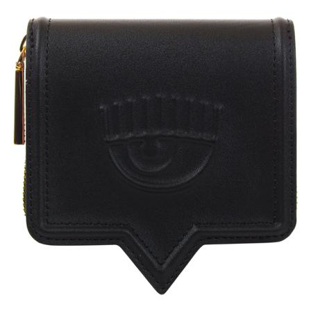 Chiara Ferragni Collection Pung Sort, Dame Punge og Kortholder, Størrelse: ONE Size