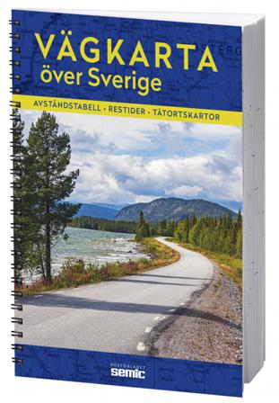 Vägkarta över Sverige - Bok av Bokförlaget Semic - Spiralbunden