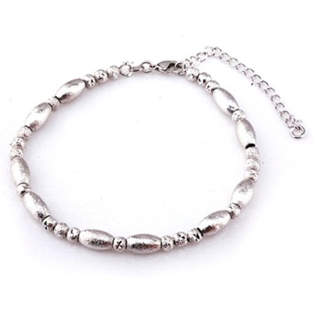 Armbånd i 18K hvidguldbelagt