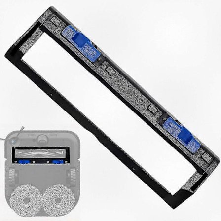 Rullebørstedæksel Udskiftning til Ecovacs Deebot X5 Omni & X5 Pro Robotstøvsuger, Hovedbørstedæksel Tilbehør